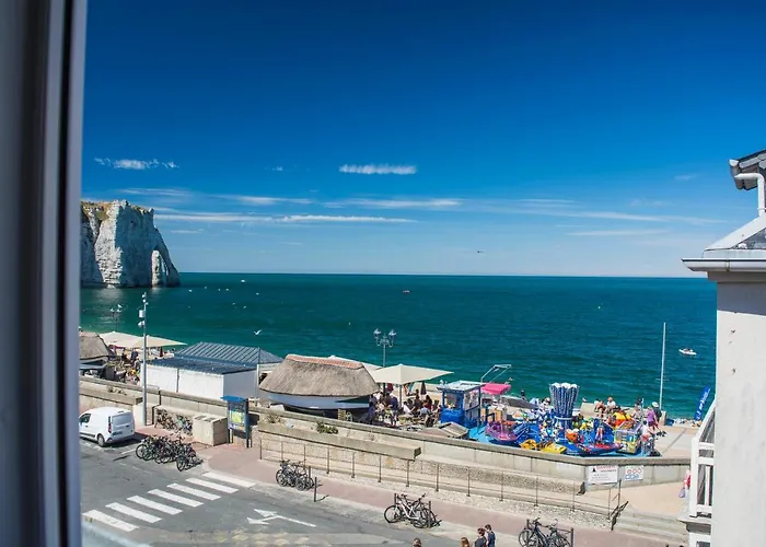 La Belle Vue Le Diamant Des Yeux Et Golf Front Apartament Étretat